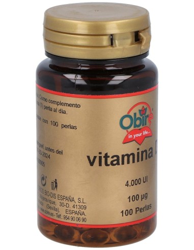Obire Vitamina D3 4000Ui 100Caps