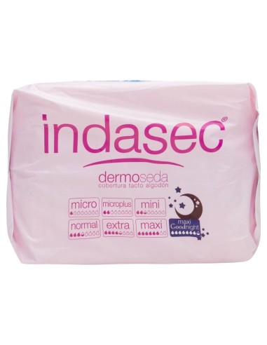 Indasec Dermoseda Maxi Good Night, 12 Uds