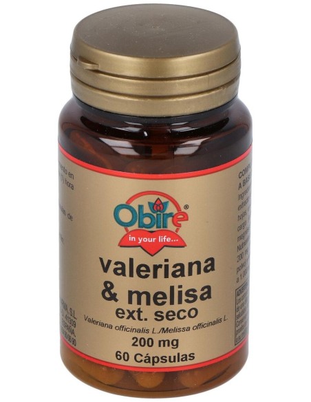 Valeriana + Melisa 200Mg (Ext. Seco) 60Cap.