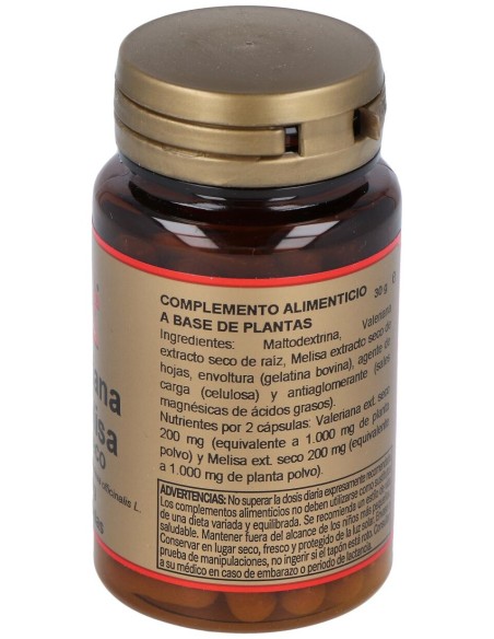 Valeriana + Melisa 200Mg (Ext. Seco) 60Cap.