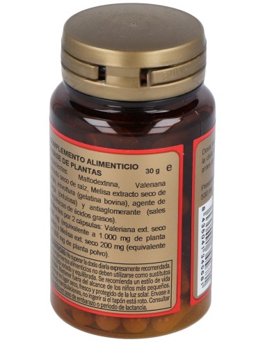 Valeriana + Melisa 200Mg (Ext. Seco) 60Cap.