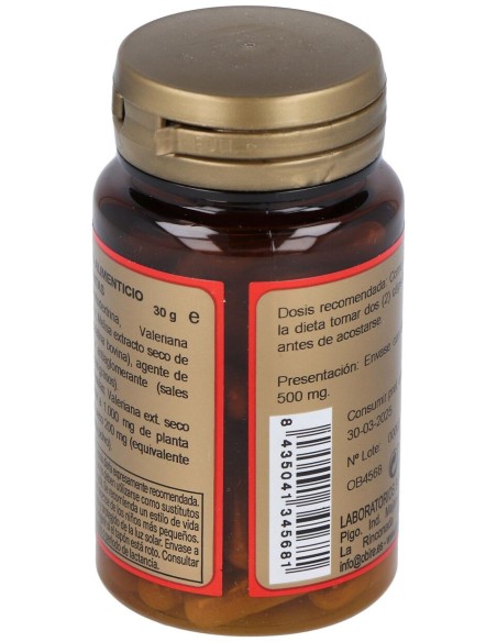 Valeriana + Melisa 200Mg (Ext. Seco) 60Cap.