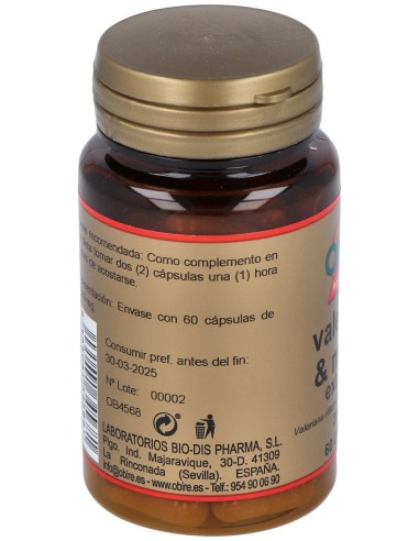 Valeriana + Melisa 200Mg (Ext. Seco) 60Cap.