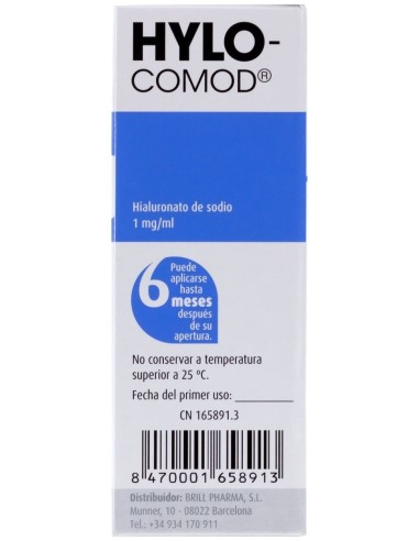 Hylo Comod Hialuronato 10 Ml