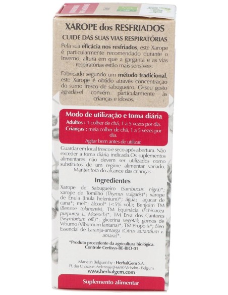 Herbalgem Jarabe Resfriados 150 Ml