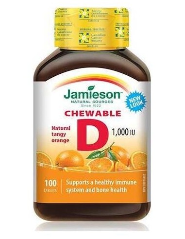 Vitamina D 1000Ui 25Mcg.100Comp.Masticables