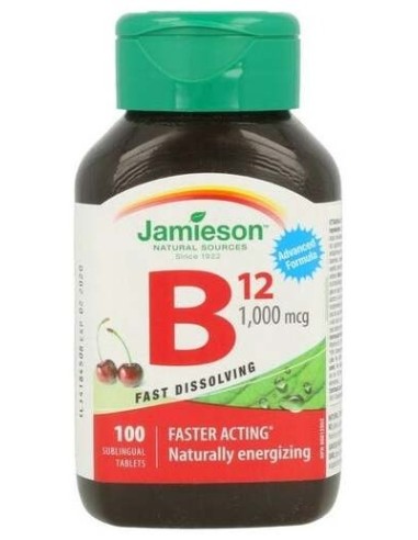 B-12 Metilcobalamina 1000Mcg. Sublingual 100Comp.