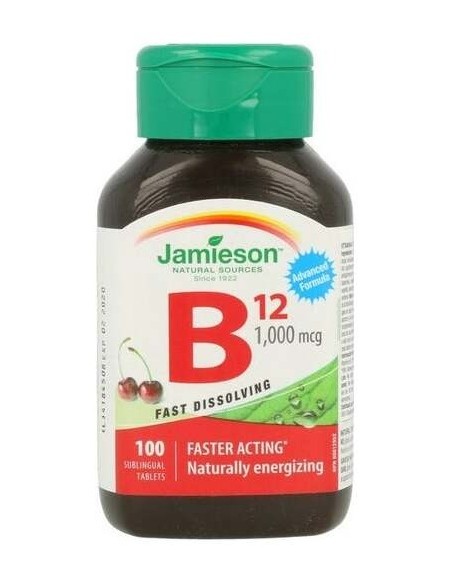 B-12 Metilcobalamina 1000Mcg. Sublingual 100Comp.