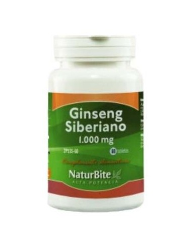 Naturbite Ginseng Siberiano 1.000Mg 60Tab