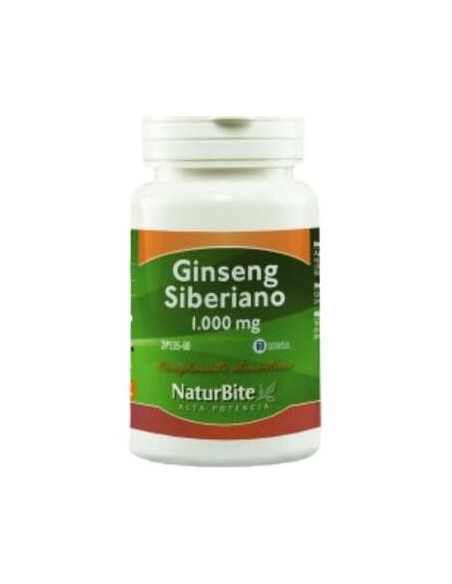 Naturbite Ginseng Siberiano 1.000Mg 60Tab