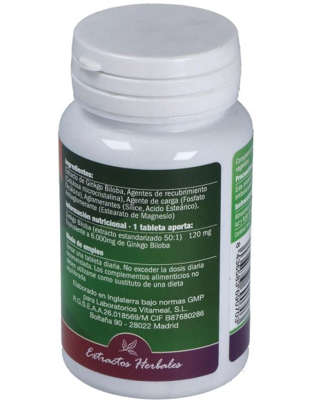 Naturbite Ginkgo Biloba 6000Mg 60Caps