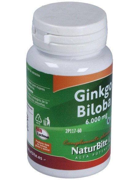 Naturbite Ginkgo Biloba 6000Mg 60Caps