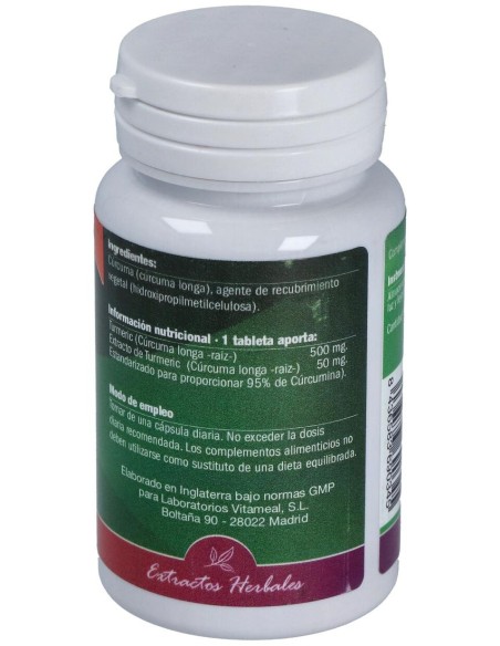 Naturbite Turmeric Curcuma 500Mg 60Caps
