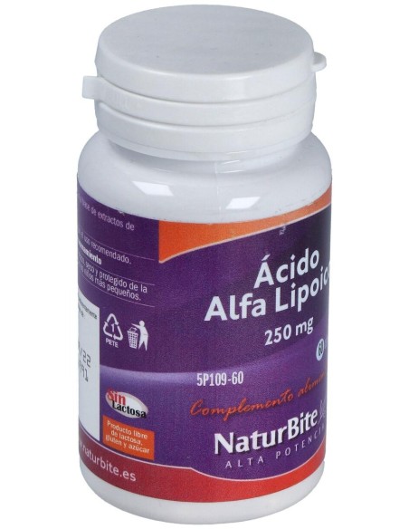 Naturbite Acido Alfa Lipoico 250Mg 60Caps