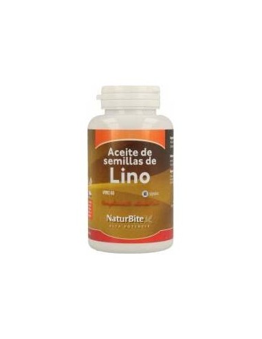 Naturbite Aceite Semillas Lino 1000Mg 60Caps