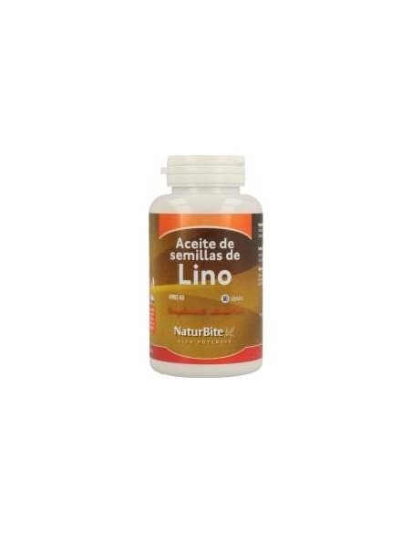 Naturbite Aceite Semillas Lino 1000Mg 60Caps
