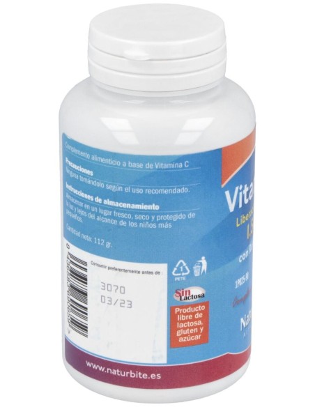 Vitamina C 1500Mg. Con Rosa Mosqueta Lib.S 90Comp.