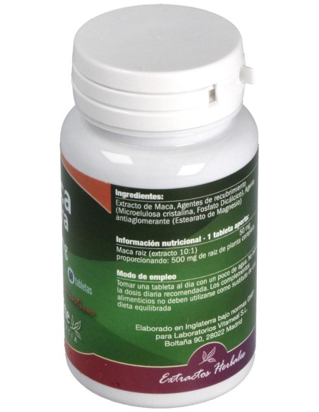 Naturbite Maca Negra Andina 500Mg 60Tabs