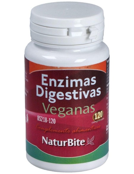 Naturbite Enzimas Digestivas 120Comp