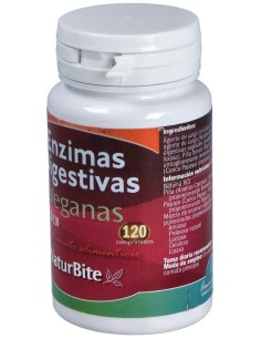 Naturbite Enzimas Digestivas 120Comp 2