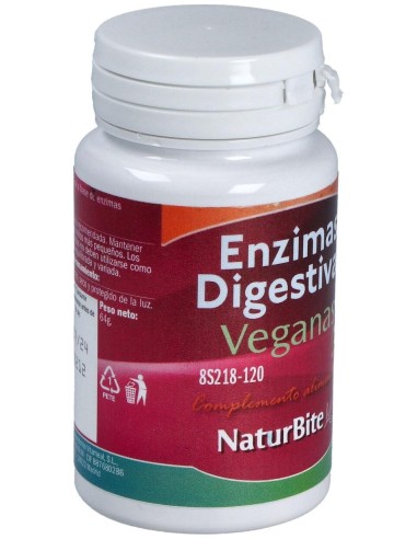 Naturbite Enzimas Digestivas 120Comp