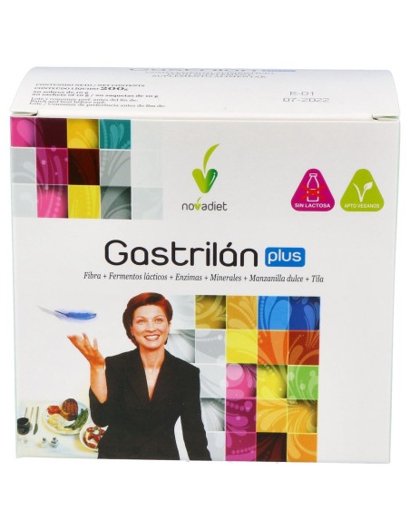 Novadiet Gastrilan Plus 20 Sobres 10 G