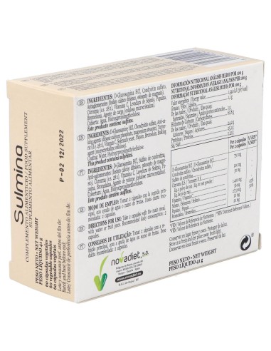 Novadiet Sulmina 60 Cápsulas
