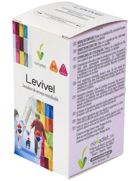 Novadiet Levivel Levadura De Cerveza Revivificable 90Cáps