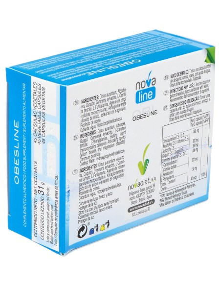 Novadiet Obesline 45 Cápsulas