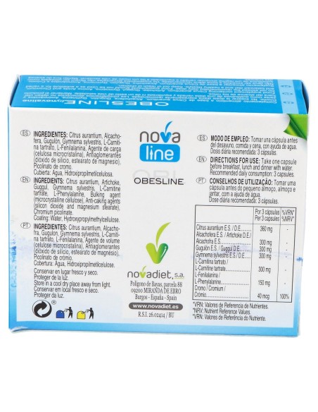 Novadiet Obesline 45 Cápsulas