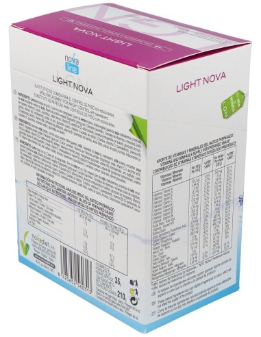 Light Nova Sustitutivo De Una Comida Control Peso Sabor Chocolat