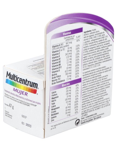 Multicentrum Mujer, 30 Comprimidos
