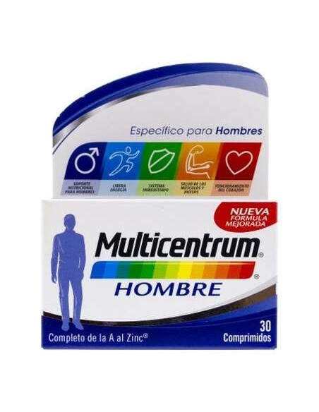 Multicentrum Hombre 30 Comprimidos.