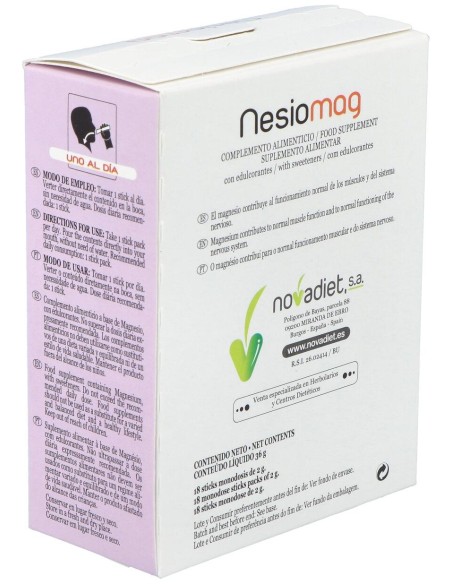 Novadiet Nesiomag 18 Sticks