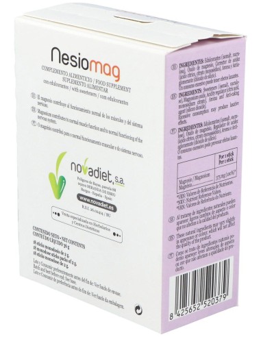 Novadiet Nesiomag 18 Sticks