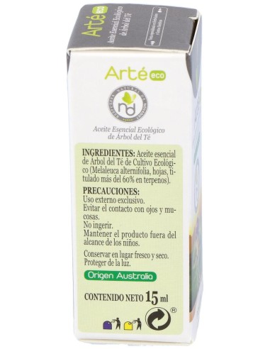Arte Eco Aceite Esencial Arbol Del Te 15Ml.