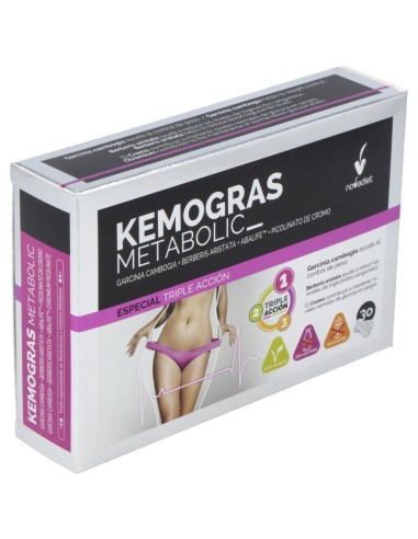 Novadiet Kemogras Metabolic 30 Cápsulas Vegetales
