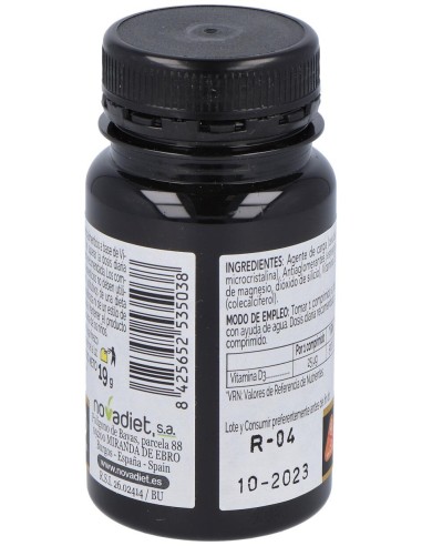 Novadiet Vitamina D3 1000 Ui 120 Comprimidos