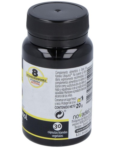 Novadiet Ubiquinol 100 Mg 30 Cápsulas Vegetales
