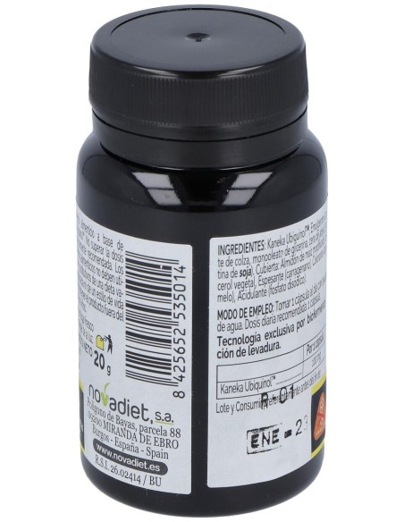 Novadiet Ubiquinol 100 Mg 30 Cápsulas Vegetales