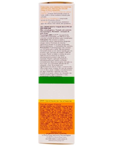 La Roche-Posay Anthelios Xl Spf 50+ Gel Crema Toque Seco, 50 Ml