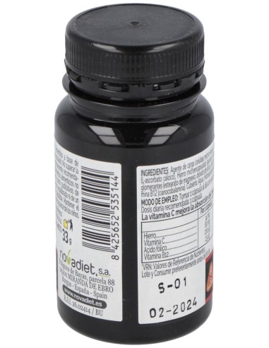 Novadiet Hierro Microencapsulado 60 Cápsulas Vegetales