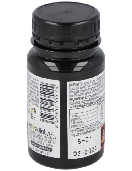 Novadiet Hierro Microencapsulado 60 Cápsulas Vegetales
