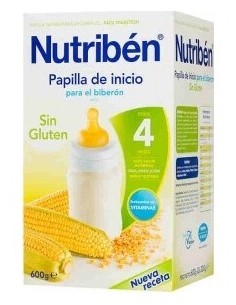 Nutribén® Papilla Inicio Biberón Sin Gluten 600G