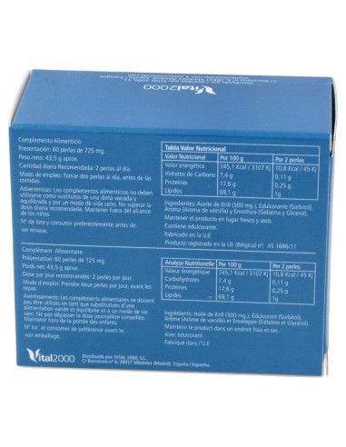 Krillart Omega 3 Krill 60Perlas