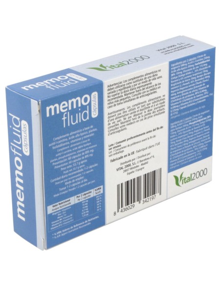 Vital2000 Memofluid 60Caps
