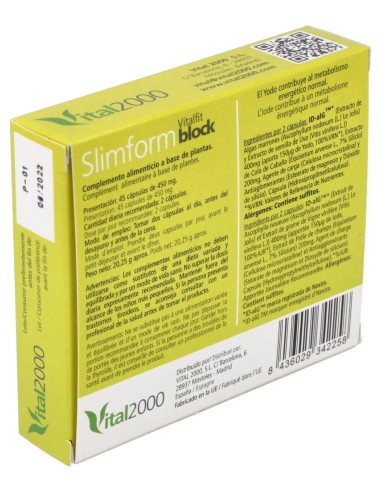 Vital 2000 Slimform Block 45Caps
