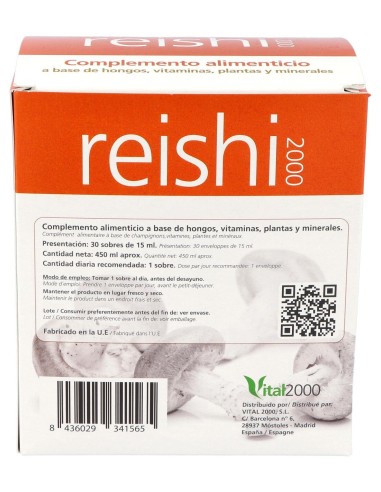 Vital 2000 Reishi 30 Sobres