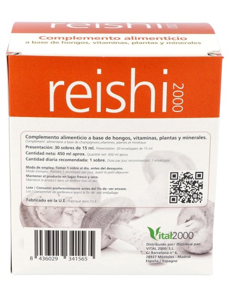 Vital 2000 Reishi 30 Sobres
