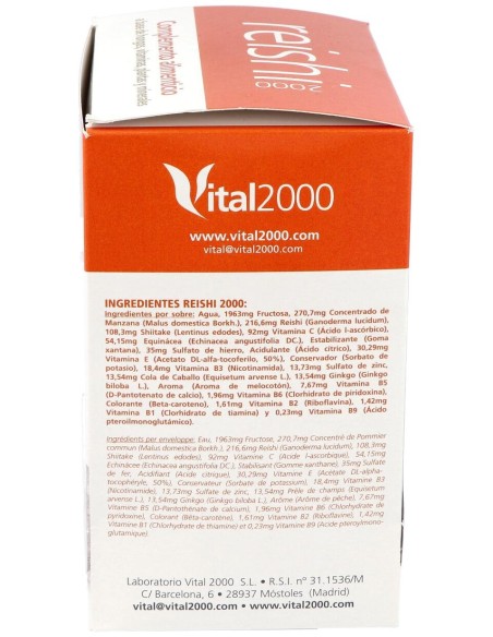 Vital 2000 Reishi 30 Sobres